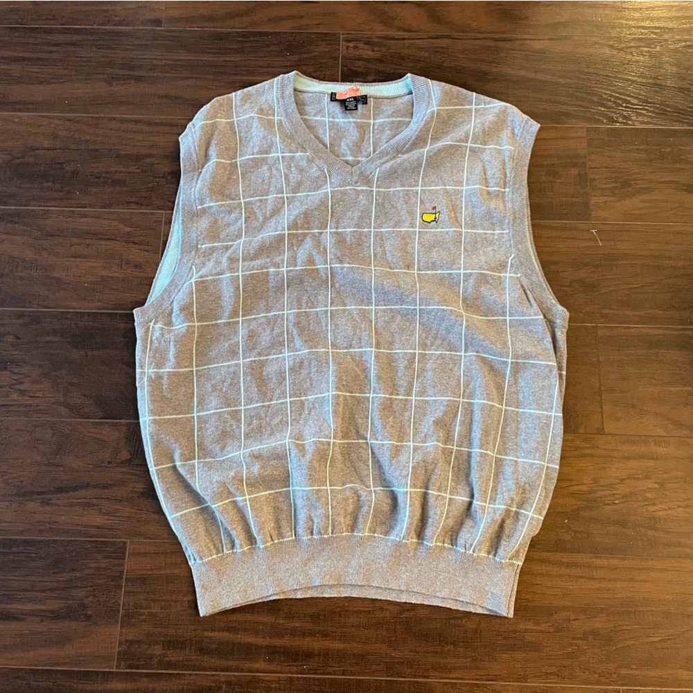 Masters 1/4 Zip Vest XXL Gray Clubhouse Collection